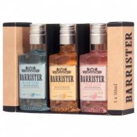 Set of flavored Barrister Gins 3 x 0.5l Box