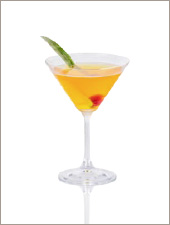 Saffran Lemon Grass Martini